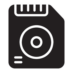 floppy disk glyph icon