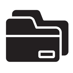 folder glyph icon