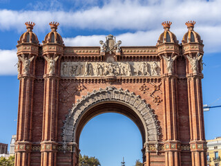 Barcelona arch of triumph