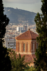 europe church in the mountains