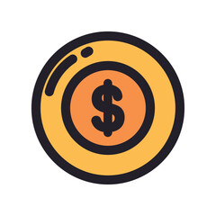 flat coin design