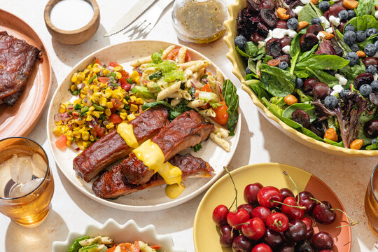 Summertime Cookout Barbecue Ribs