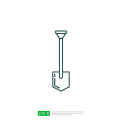 Shovel. Farming and Gardening Icon