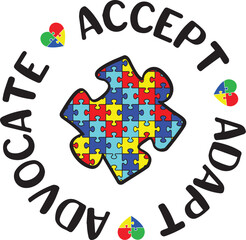 Accept Adapt Advocate Autism