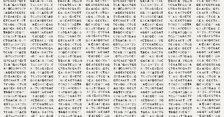 GATC letters for biotech genetics and genomics in a sequence of ten