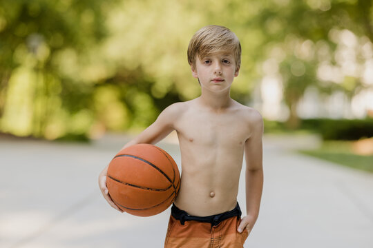 Portrait of a young boy