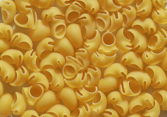 uncooked pasta