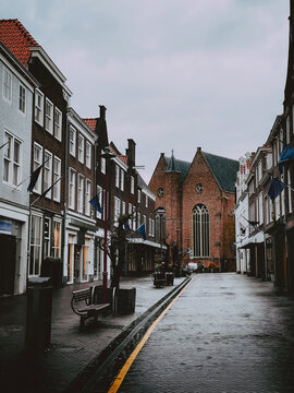 Street in Midddelburg, The Netherlands
