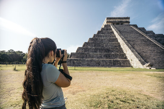 Photographer at Chichen Itza