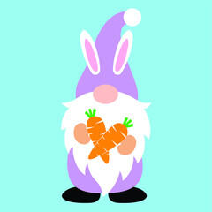 Easter Gnome with Carrot 3