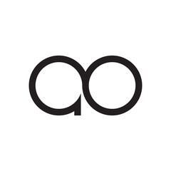 ao letter logo