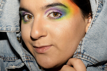 Makeup art project for LGBT pride month