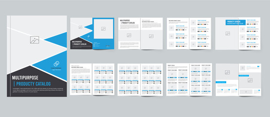 Product Catalogue & modern a4 product catalog design template, Minimalist product brochure template design - obrazy, fototapety, plakaty