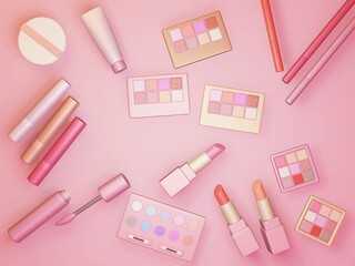 コスメ　メイク　3D