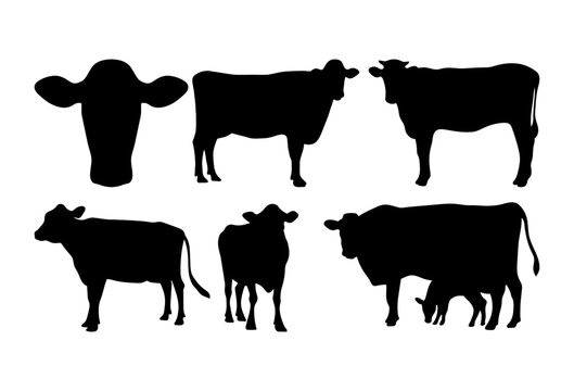 97+ Thousand Cow Silhouette Royalty-Free Images, Stock Photos