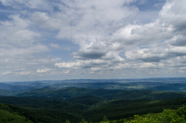 Bieszczady panorama połonin 