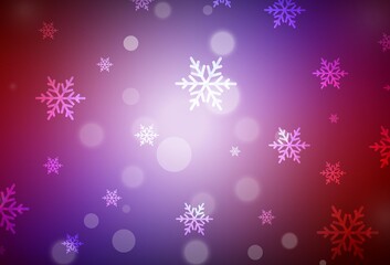 Dark Blue, Red vector template in carnival style.