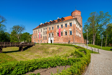 Castle in Uniejow, Lodz Voivodeship, Poland.