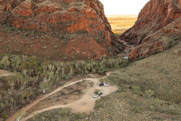 Aerial view of Coppin's Gap
