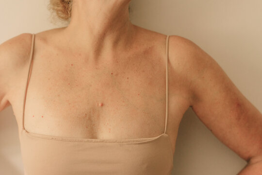 60s female body part in lingerie