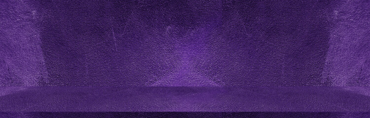 purple room background wide horizontal decorative cement wall with abstract wallpaper background