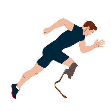 corredor  de una pierna 