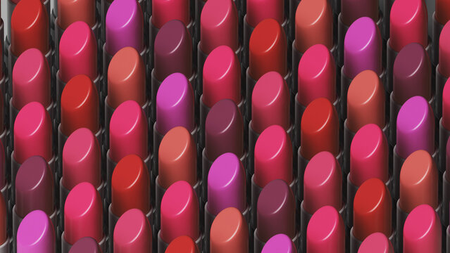 3d lipstick pattern