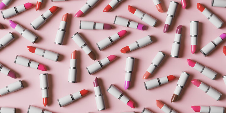 3d lipstick pattern