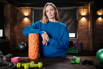 Fitness Trainer With Various Tools