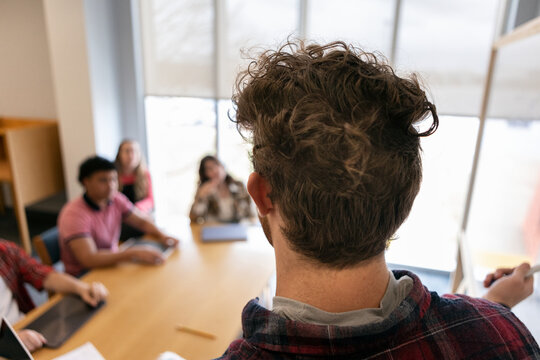 College Tutor Helps Students