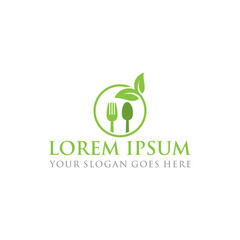 nature food logo , restaurant logo