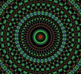 Mandala graphical pattern design.