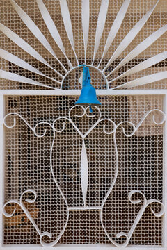 decorated fence