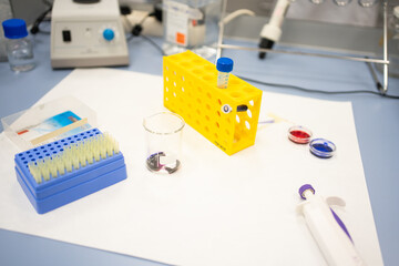 Laboratory With Chemical Equipment.