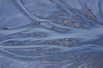 Glaciar abstract river