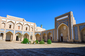 Fototapeta na wymiar Ancient architecture of the Uzbek city of Khiva.