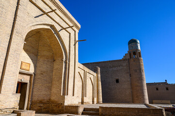 Ancient architecture of the Uzbek city of Khiva.
