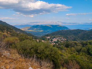 lefkada island landscape Greece