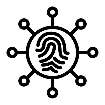 cyber security line icon