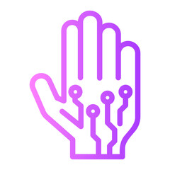 Obraz premium controller gradient icon