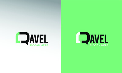 Obraz premium Q logo For Crypto Chat Template