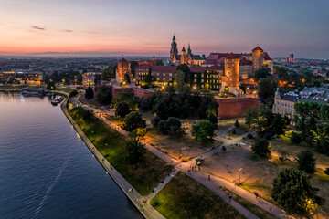 Wawel Royal Castle - Krakow, Poland.	 - obrazy, fototapety, plakaty