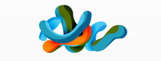 Creative geometric wallpaper. Splash liquid wave fluid shapes background. Techno business template for wallpaper, banner, background or landing