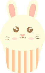 cut animals cupcake