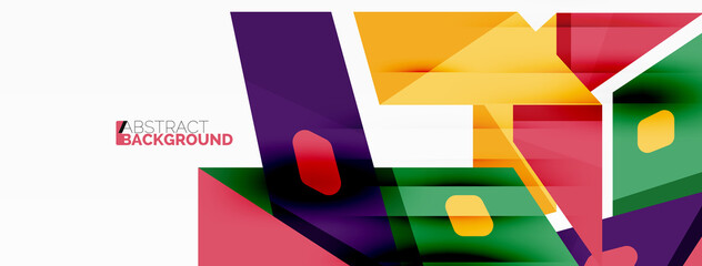 Abstract line and triangle background. Creative geometric abstract backdrop. Business template for wallpaper, banner, background or landing