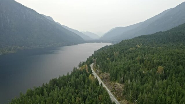 Aerial view of Vancouver Island
