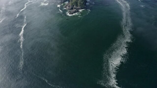 Aerial View of Tofino, BC