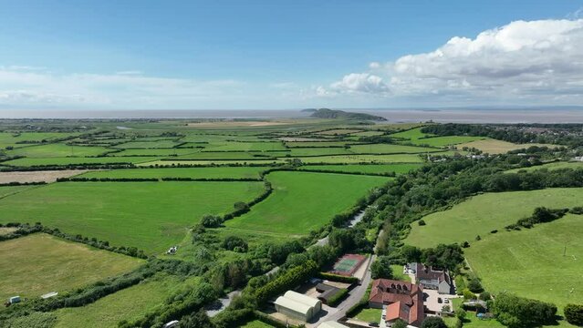 Countryside Surrounding Weston Super Mare in the UK