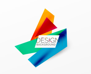 Background color abstract overlapping lines. Minimal composition vector illustration for wallpaper banner background or landing page