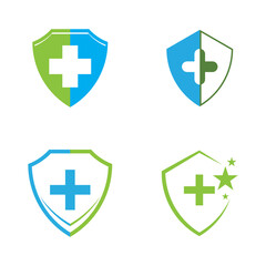 Obraz premium Medical Cross illustration Logo template vector design